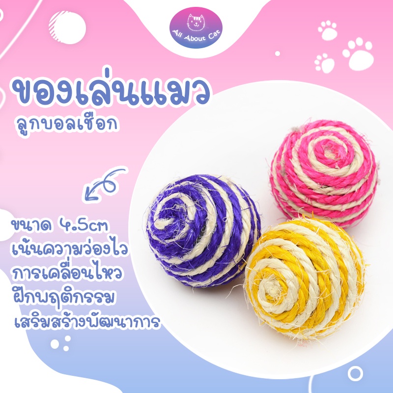 [ ABC cat ] ลูกบอลล้มลุก หนูล้มลุก ของเล่นแมว บอลล้มลุก