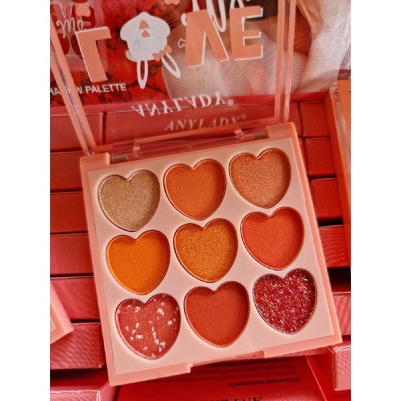Anylady eyechadow พาเลท ทาตา หัวใจ 9 สี #02