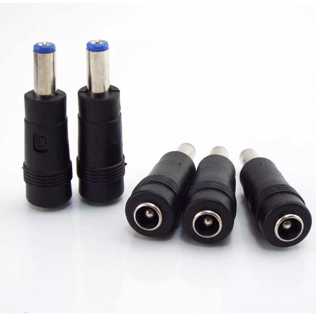 DC Power Adapter Male 5.5X 2.1mm. Female 5.5X2.5 mm.