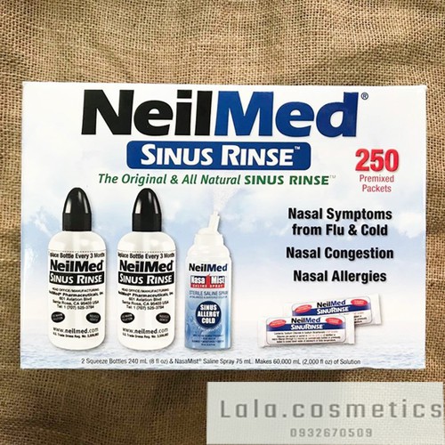 [แยก] กล่องผงทําความสะอาดจมูก Neilmed Sinus Rinse