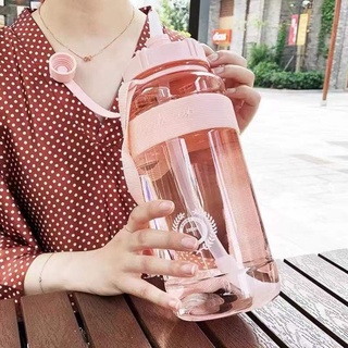 กระติกน้ำกีฬา Water Bottle 2.0L ขวดน้ำ กระบอกน้ำดื่ม มีสเกลเวลาบอกเวลาดื่มน้ำ ขวดน้ำพกพา กระติกน้ำความจุขนาดใหญ่