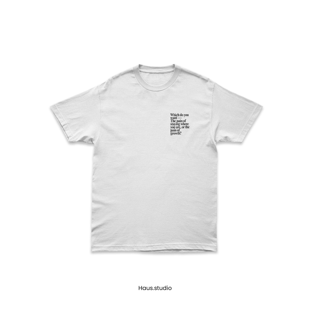 haus studio / เสื้อยืดลาย Which do you want