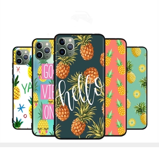 H-132 เคสโทรศัพท์ซิลิโคน แบบนิ่ม ลายสับปะรด สําหรับ Samsung Galaxy A50 A30S A20 A20S A50S A10S A70S A10 A82 A70 M30S M30 M21 A30