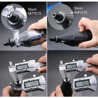 อะแดปเตอร์หัวจับดอกสว่าน ขนาดเล็ก 0.3-3.2 มม. 4 ขนาด สําหรับเครื่องมือโรตารี่ Dremel