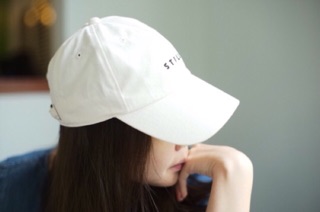 หมวก BASIC CAP สีขาว cream cheese ( still.studio )