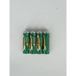 ถ่าน เจ้าพลัง PATRIOT แพทริออท แมงกานิส AA AAA D 1.5 โวลต์ Pack 4 ก้อน ถ่านอัลคาไลน์ Alkaline 1.5V R6RSV/4SL R03RSV/4SL