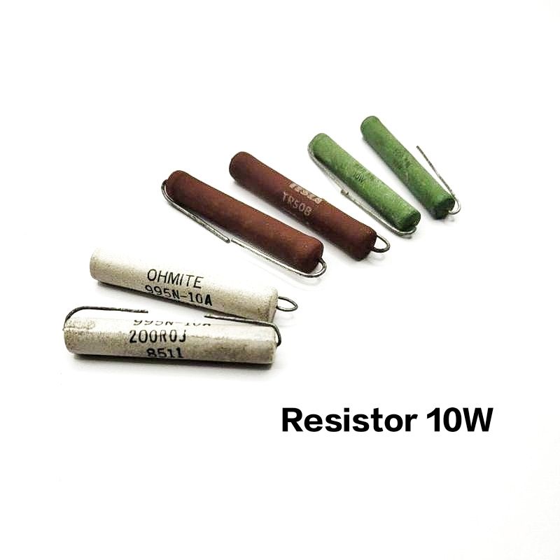 ราคาต่อ 1ตัว 👉👉 Resistor 10w R 10W 68R  220R(TR508-220-A)  200R OHMITE 995N-10A 200R0J