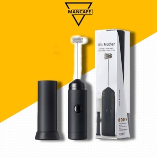 ⭐Milk Frother เครื่องตีฟองนมไร้สาย เครื่องตีฟองนมไฟฟ้า ลวดสเ…