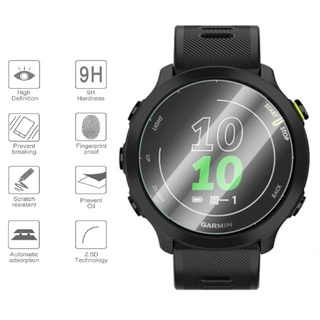 ฟิล์มกระจกนิรภัยกันรอยหน้าจอ แบบใส กันรอยขีดข่วน 2.5D สําหรับ Garmin Forerunner 158 55 Smartwatch 9H LTE