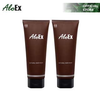 AloEx Natural Hair Mask แฮร์มาสก์บำรุงรากผม ลดผมร่วง 2 ชิ้น ซื้อคู่ถูกกว่า