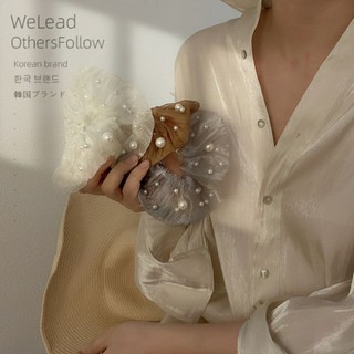 ยางมัดผมประดับไข่มุกเกาหลี *พร้อมส่ง**