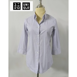 Aเสื้อเชิ้ดแขนห้าส่วน Uniqlo SzS