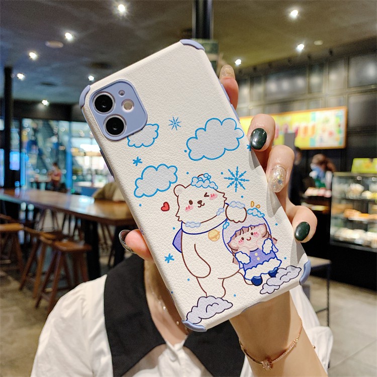 Fine เคสหนังลายการ์ตูนสำหรับโทรศัพท์รุ่น Huawei Y7 2018 / Y7pro 2018 / Y7 2019 / Y7pro 2018 / Y9 2019 P30 Y9S/9X#217