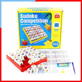 BO265 บอร์ดเกม เกม sudoku ของเล่นเสริมพัฒนาการ เสริมพัฒนาการเด็ก