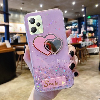 New เคสโทรศัพท Realme C35 9i 9 Pro + Plus Narzo 50 50A Prime เคส Love Heart Starry Sky Phone Case Transparent Phone Protective Cover