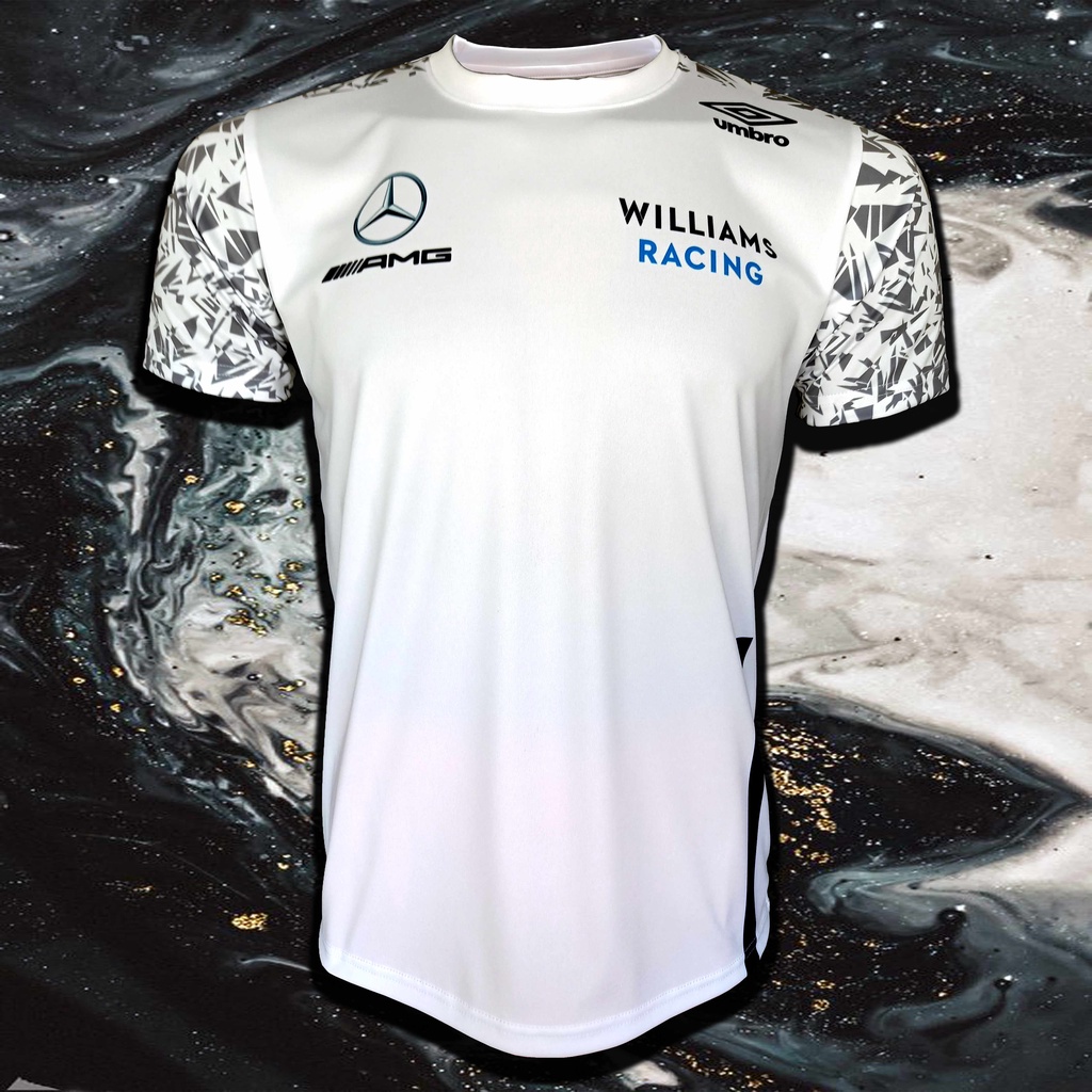 เสื้อยืดคอกลม ฟอร์มูลาวัน Formula One ทีม F1 Williams Racing เสื้อเอฟวัน วิลเลียมส์ เรซซิ่ง #FM0043 ไซส์ S-3XL