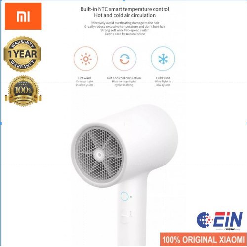 XIAOMI MIJIA HAIR DRYER WATER ION // HIGH-SPEED AIR FLOW WIND BEAM // ANTI-SCALDING