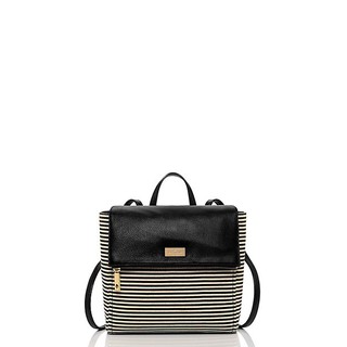 Kate Spade highland place fabric stripe oliver - Black พร้อมส่ง