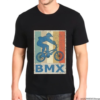 เสื้อยืด พิมพ์ลายกราฟฟิคจักรยาน BMX Halfpipe Tri Blend สไตล์ย้อนยุค แฟชั่นสําหรับผู้ชายสามารถปรับแต่งได้