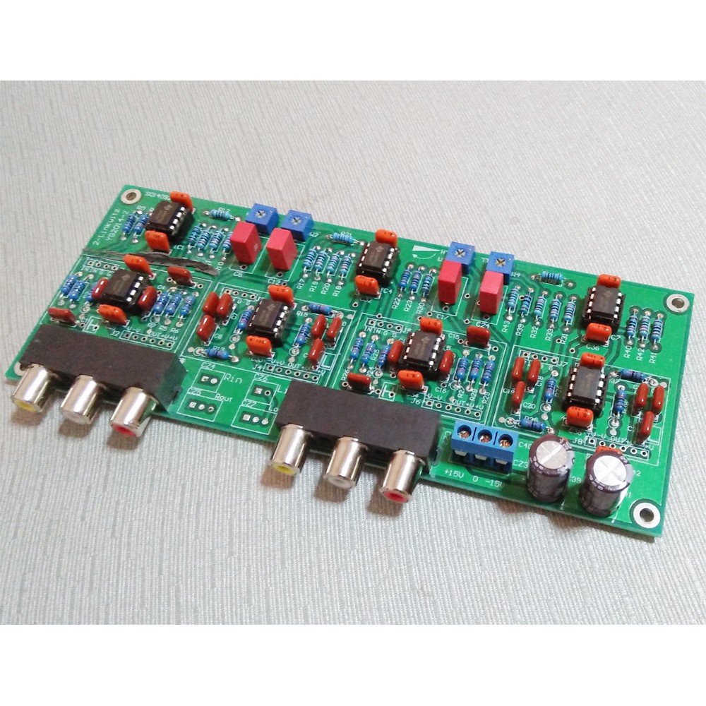 2ชิ้น/แพ็ค X-Over Linkwitz-Riley Burr-Brown แอคทีฟครอสโอเวอร์ระดับไฮเอ็นด์ 2.5Khz Hi-End Active Cros