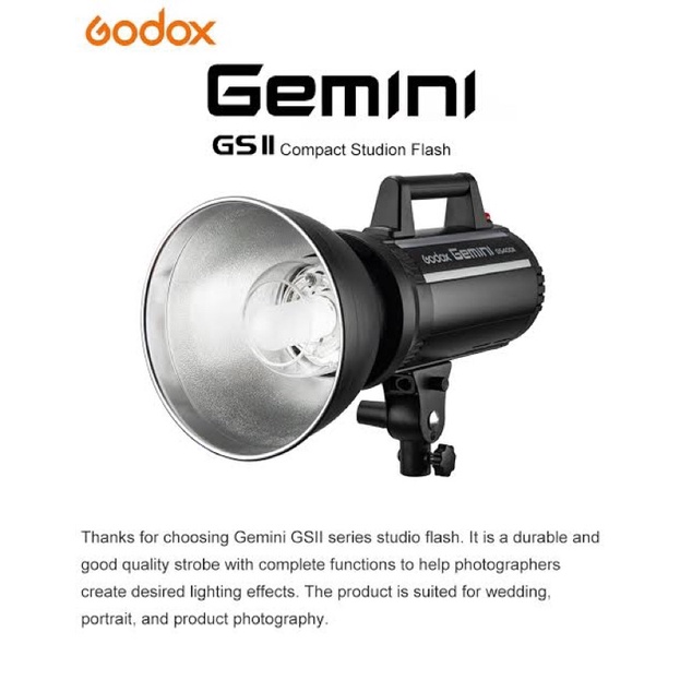 Godox Gemini GS400II / หัวแยก ประกันศูนย์ 2 ปี
