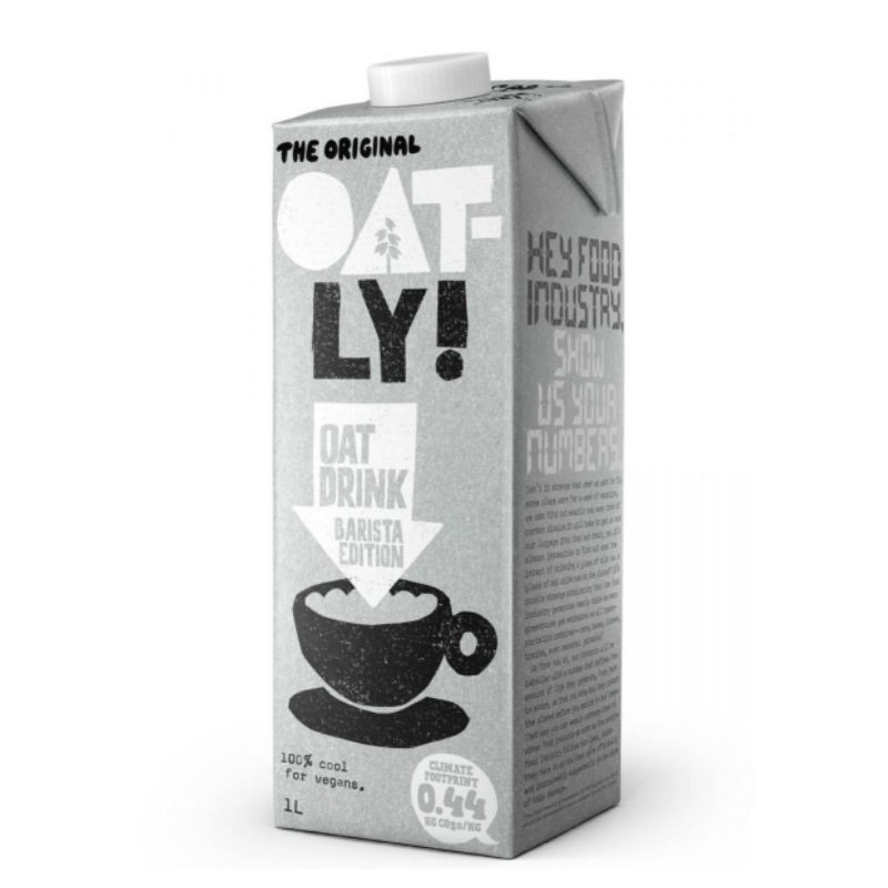 (พร้อมส่ง)Oatly Oat Milk Barista | นมข้าวโอ๊ต สูตรบาริสต้า ขนาด 1 ลิตร 1 กล่อง - aboutthehealth