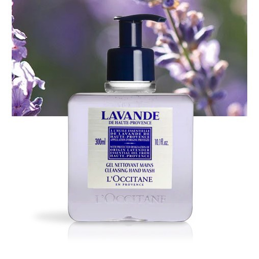 ชุดทำเล็บเจล、Urea Cream、Moisturiser ✩เจลล้างมือ กลิ่นลาเวนเดอร์ L'occitane Lavender Cleansing Hand Wash 300 ml.✡