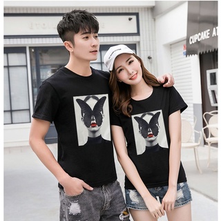 【ซื้อ 1 แถม 1】เสื้อยืดคู่รักชายหญิง oversize เสื้อผ้าวัยรุ่นแฟชั่น เสื้อโอเวอร์ไซส์เกาหลี เสื้อยืดแขนสั้นคอกลมน่ารัก