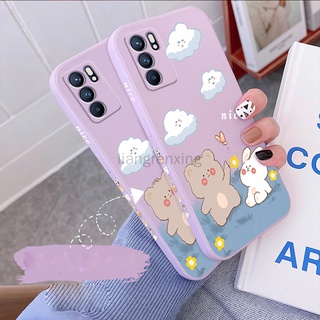 เคส oppo reno6z 5g oppo reno6 4g oppo A16 reno 6 5g เคสมือถือซิลิโคนนิ่ม ลายการ์ตูน กันกระแทก สำหรับ oppo reno6z 5g reno6 A16 5g