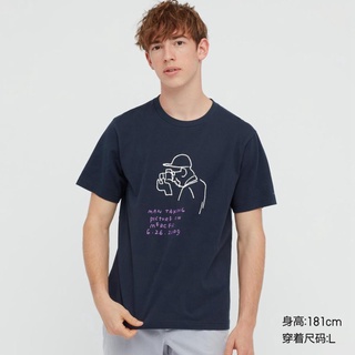 Uniqlo Jason Polan 2 เสื้อยืด พิมพ์ลาย UT สําหรับผู้ชาย และผู้หญิง