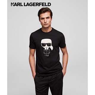 สตรีทแฟชั่น Karl Lagerfeld - KARL IKONIK T-SHIRT เสื้อยืดผู้ชาย แฟชั่น