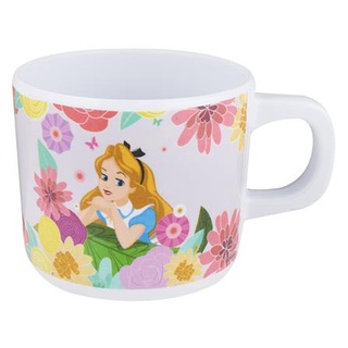 FREE HOME ถ้วยหู SUPERWARE ALICE FLOWER 3 นิ้ว แก้วน้ำดื่ม แก้ว