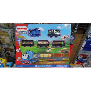 รถไฟของเล่น Thomas พร้อมรางประกอบ