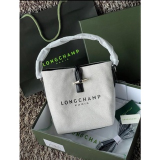 พร้อมส่ง กระเป๋าสะพาย Longchamp Roseau Bucket แท้ 💯%