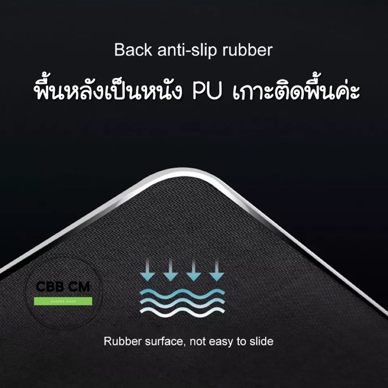 พร้อมส่ง แผ่นรองเม้าส์ Aluminum Mouse Pad  ทนทานใช้งานลื่นไหล ทำความสะอาดง่าย ไม่เป็นแหล่งสะสมเชื้อโรค พร้อมส่งจากไทยค่ะ