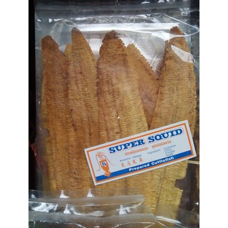 จิวลิ่วเฮียง ปลาหมึกบด อบกรอบ เผ็ดน้อย 50 กรัม - Zhiu Liu Hiang Crispy Squid Sheet a bit spicy 50g.