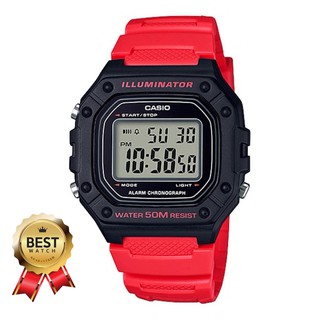 แท้แน่นอน 100% คลาสสิกสุดๆกับนาฬิกา CASIO รุ่น W-218H-4BVDF