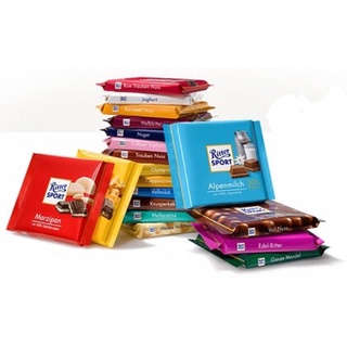 Ritter Sport ริทเตอร์สปอร์ต ช็อกโกแลต 100g. gXvd