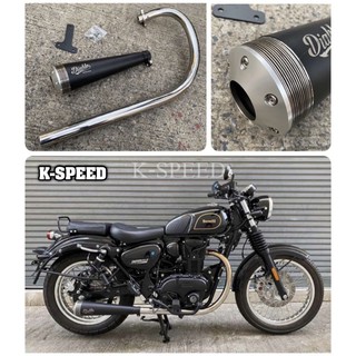 ชุดท่อแต่ง Diabolus Thunder J13B Full system  For benelli imperiale 400. (สินค้าแท้จากk-speed)