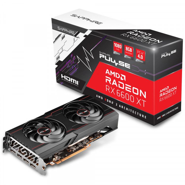 SAPPHIRE PULSE AMD RADEON RX 6600XT GAMING OC 8GB GDDR6 *การ์ดจอ
