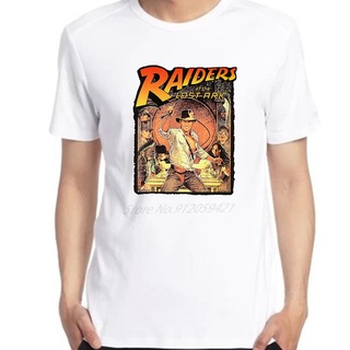 [S-5XL]เสื้อยืดแขนสั้น พิมพ์ลาย Raiders Of Lost Ark Indiana Jones Film สไตล์ฮาราจูกุ แฟชั่นเรโทร สําหรับผู้ชาย 962342