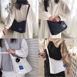 #พร้อมส่ง กระเป๋าสะพายข้าง Drop Bag 159.-💙🖤