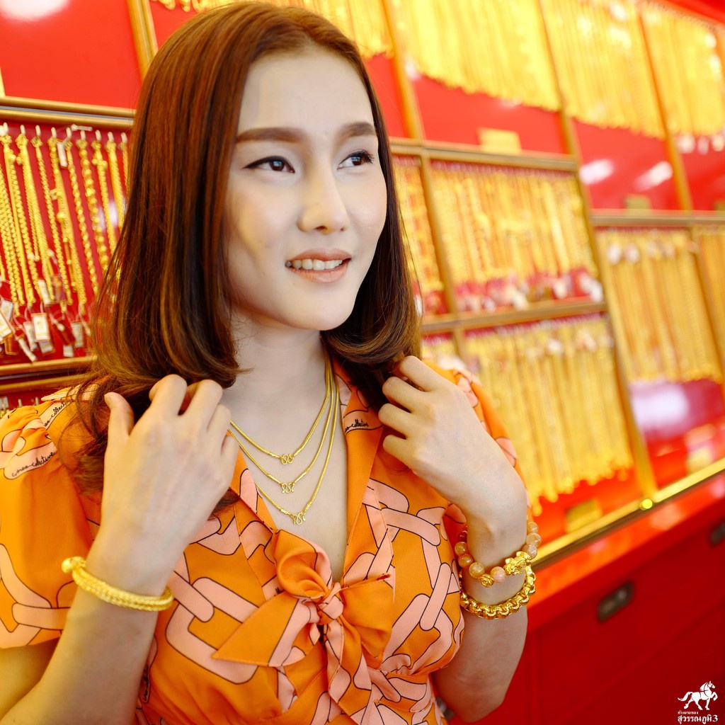 ผ่อน 0% สูงสุด 10 เดือน สร้อยคอทองคำแท้ น้ำหนัก 2 สลึง ทองคำแท้ 96.5% ลายเบนซ์ ราคาโดนใจ ลวยลายมาตราฐาน