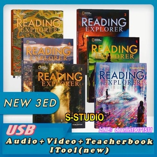 Reading Explorer 3ED （KET PET IB TOEFL）Free video+audio+vocabularyฉบับใหม่ล่าสุด ชุดเดียวกันกับเวอร์ชั่นต่างประเทศ