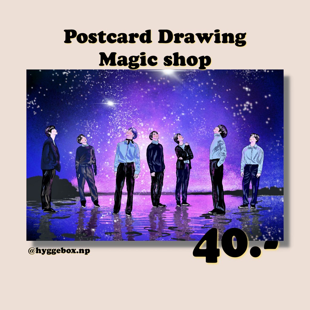 โปสการ์ด BTS fanart etc ver.
