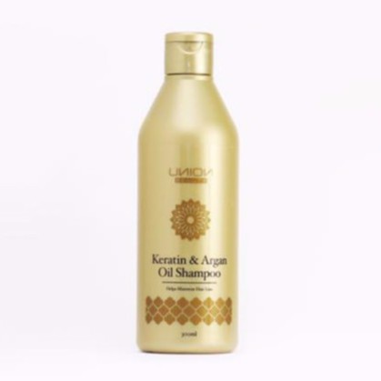 🌟 แชมพูเคราติน+อาร์แกนออยล์ UNION KERATIN & ARGAN OIL SHAMPOO