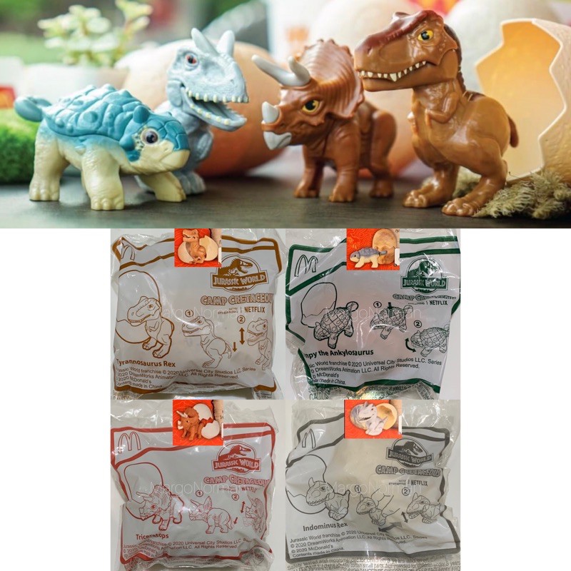 McDonald’s Mcdonald Happy Meal Happymeal  แมคโดนัลด์jurassicworld