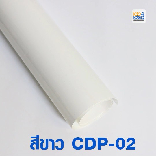 [ IDO4IDEA ] เฟล็กติดเสื้อ เฟล็กตัดรีดติดเสื้อ PVC Flex CDP 01  สีพื้น เกรดเกาหลี ใช้รีดเสื้อ [ 50  ซม./เมตร] - รูปที่ 2