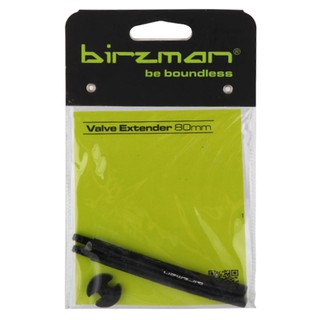 วาล์วต่อจุ๊บลม BIRZMAN ขนาด 80 มม. สีดำ อุปกรณ์เสริมจักรยาน จักรยาน กีฬาและฟิตเนส VALVE EXTENDER BIRZMAN SIZE 80 MM BLAC