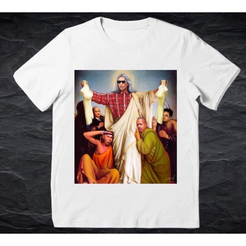 เสื้อยืด ผ้าฝ้าย 100% พิมพ์ลาย Father of Ki